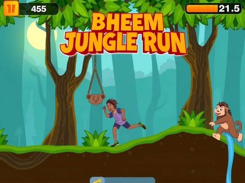 Bheem Jungle Run Game Screenshot